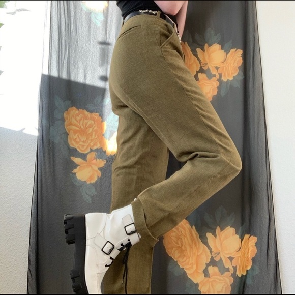 Magee’s Pants - SALE Vintage 1960s Magee’s Olive Tweed Slacks